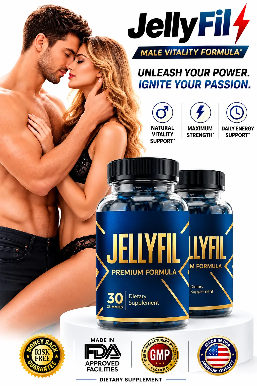 JellyFil Men's Stamina & Vitality Supplement